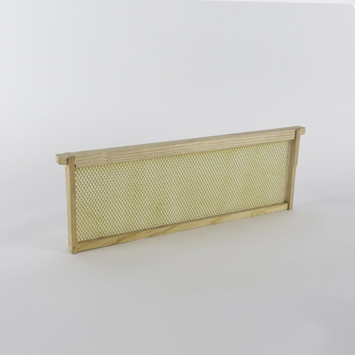 Wooden Bee Frames Pre-Assembled with Acorn Pierco Foundations