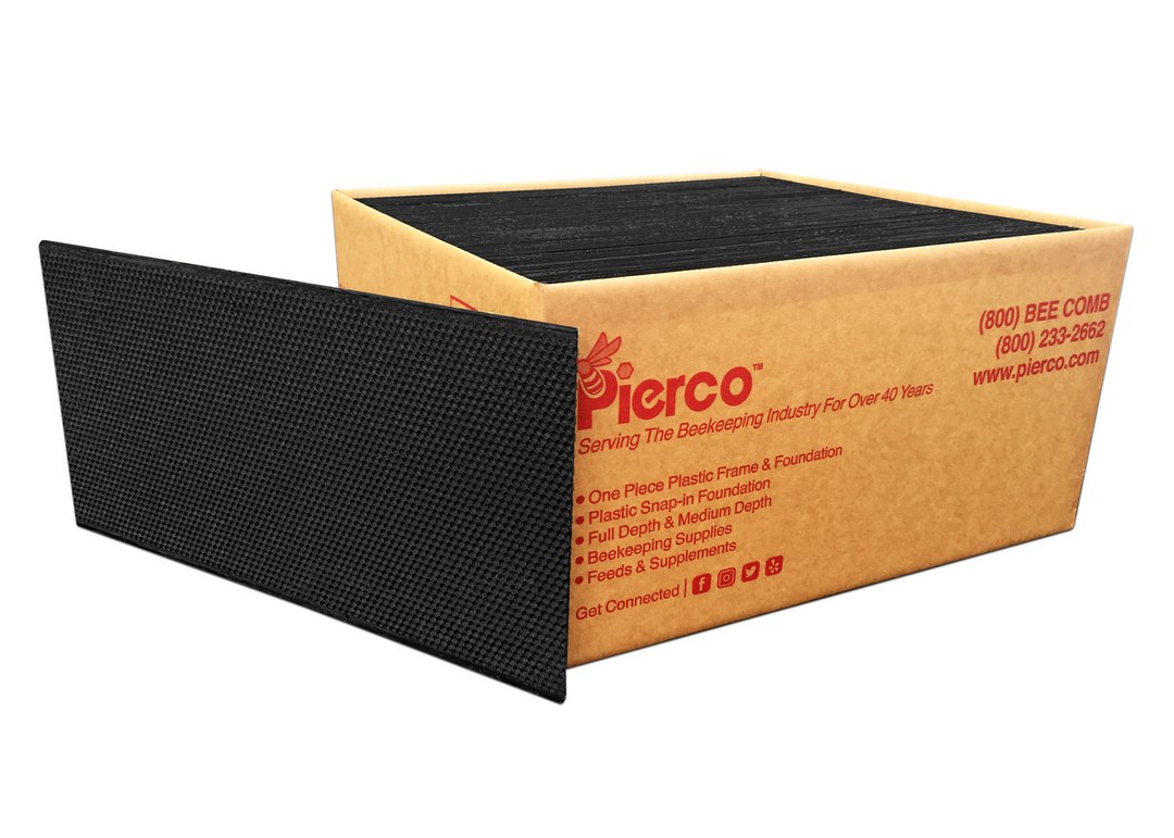 Cera laminada plástica de 9" de profundidad - Paquete de 100