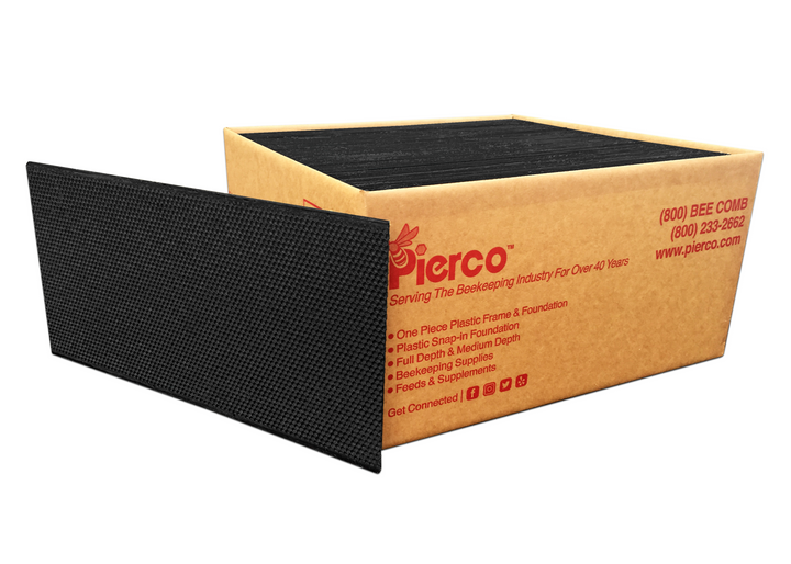 Cera laminada plástica de 9" de profundidad - Paquete de 100
