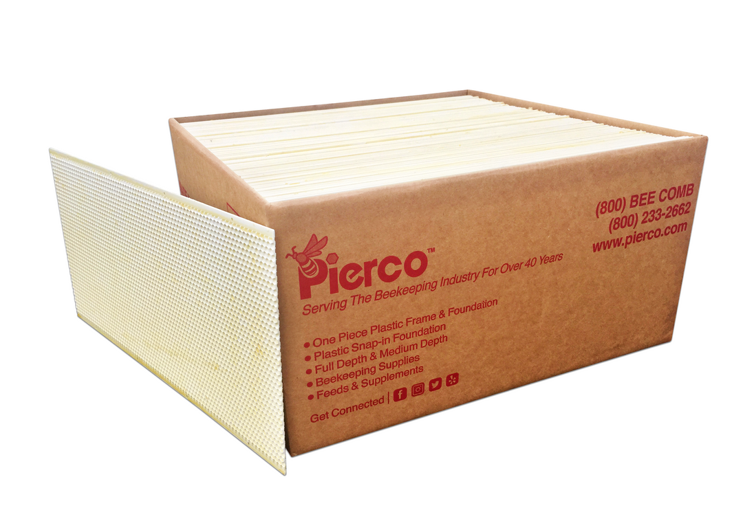 Cera laminada plástica de 9" de profundidad - Paquete de 100